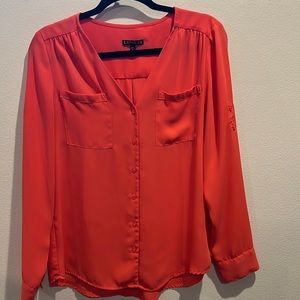 Express blouse, coral. Size medium
